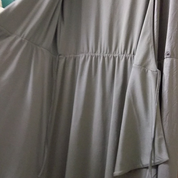 Olive shimmer wrap cardi - Picture 6 of 8